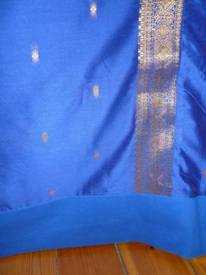 Tagesdecke 'Cottondream' blau