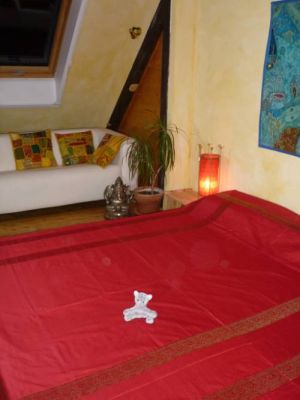 Tagesdecke 'Liberty' rot
