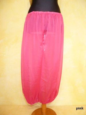 Weite Pumphosen aus luftigem transparentem Chiffon