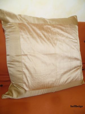 Kissenbezug 80x80 Seidenlook - 6 Farben
