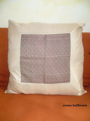 Kissenbezug 80x80 Seidenlook - 6 Farben