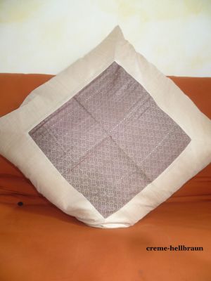 Kissenbezug 80x80 Seidenlook - 6 Farben