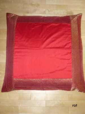 Kissenbezug 80x80 Seidenlook - 6 Farben