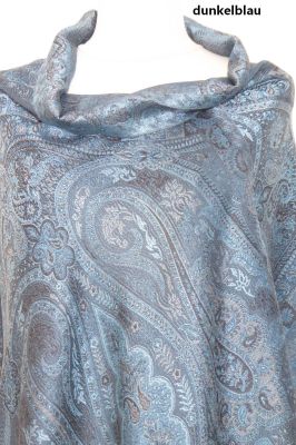 Elegante Seidenstola 'Jamawar' - M - 3 Farben