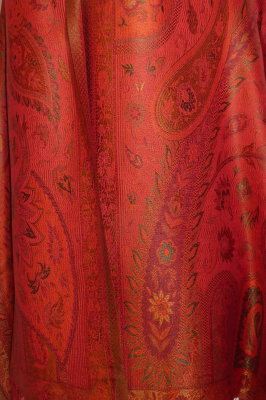 Elegante Seidenstola 'Jamawar' - M - 3 Farben