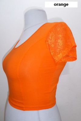 Saribluse 'Choli' aus Baumwoll-Jersey - 3 Farben
