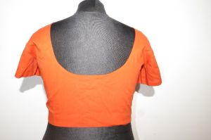 Saribluse 'Choli' Baumwolle orange