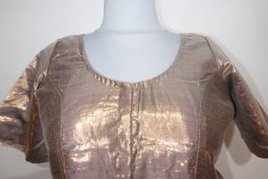 Saribluse 'Choli' L bis XXXL hellbraun