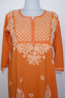 05 - Baumwoll-Tunika 'Jyoti' - orange