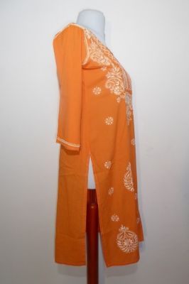 05 - Baumwoll-Tunika 'Jyoti' - orange