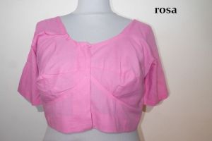 Saribluse 'Choli' Baumwolle L-XL in 4 Farben