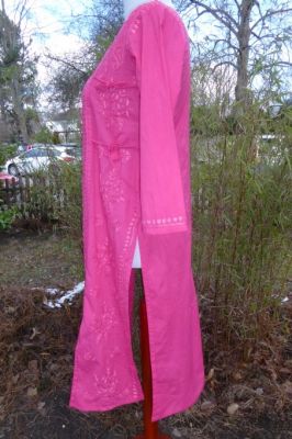 06 - Baumwoll-Tunika 'Angrakah' Wickeloptik - fuchsia