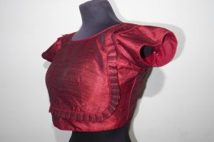 Saribluse 'Choli' weinrot