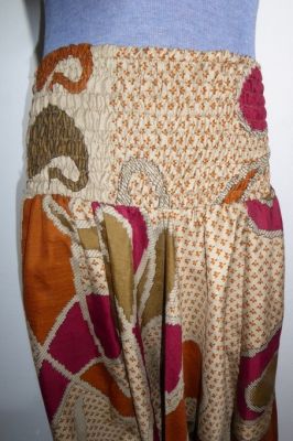 Aladinhose für Kids beige weinrot