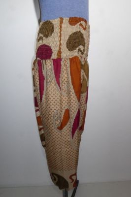 Aladinhose für Kids beige weinrot