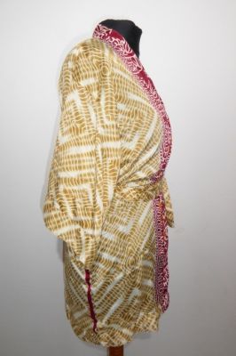 Kimonojacke 'Vintage' curry-rubinrot - Free Size S/M/L