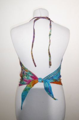 Seidentop 'Neckholder' rainbow