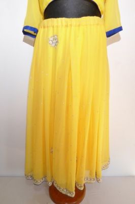Lengha Choli 3-teilig gelb