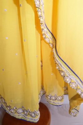 Lengha Choli 3-teilig gelb