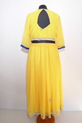 Lengha Choli 3-teilig gelb