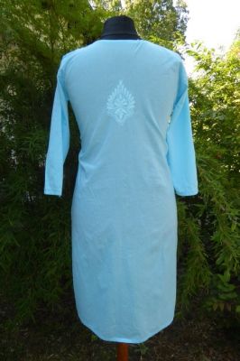 05 - Baumwoll-Tunika 'Jyoti' - türkis
