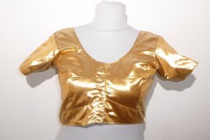 Saribluse 'Choli' gold S - XXXL