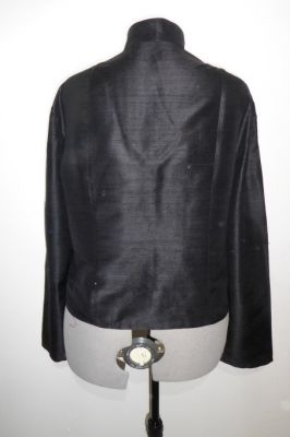 Blusenjacke XXXL aus reiner Dupionseide