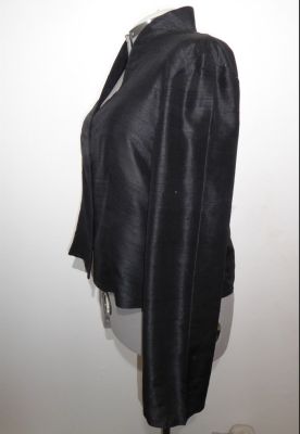 Blusenjacke XXXL aus reiner Dupionseide