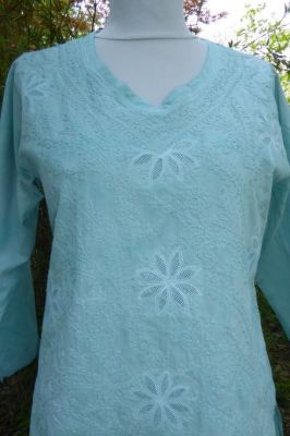 02 - Baumwoll-Tunika 'Maitri' mint