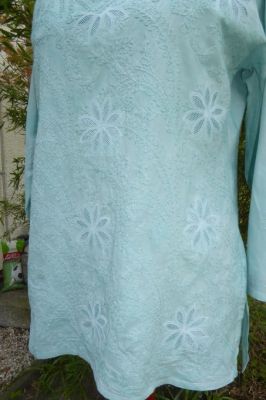 02 - Baumwoll-Tunika 'Maitri' mint