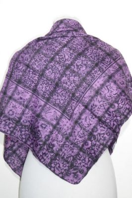 Seidentuch Vintage helllila-violett