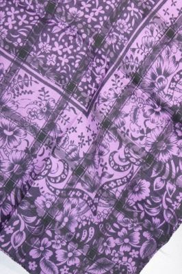 Seidentuch Vintage helllila-violett