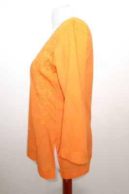 04 - Baumwoll-Tunika 'Kunchi' orange