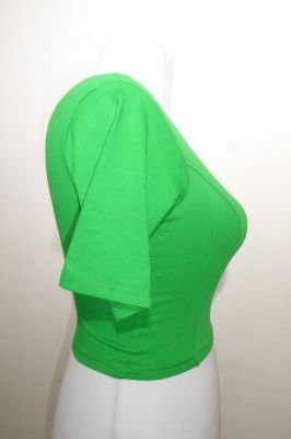 Saribluse 'Choli' Baumwoll-Jersey hellgrün