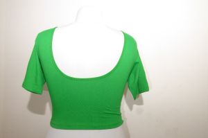 Saribluse 'Choli' Baumwoll-Jersey hellgrün