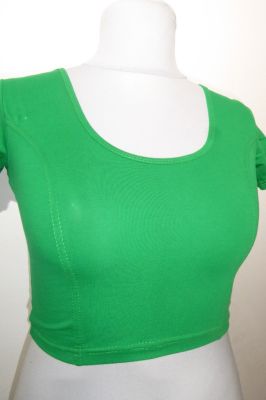 Saribluse 'Choli' grün S - M/L