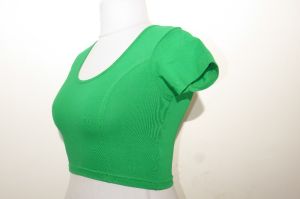 Saribluse 'Choli' grün S - M/L
