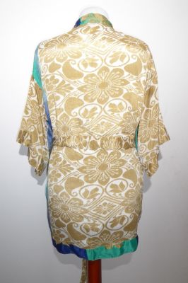 Kimonojacke 'Vintage' blau-grün - Free Size S/M/L