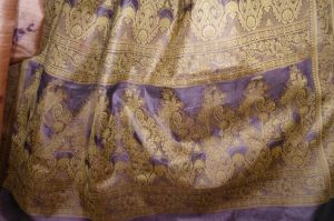 Brokatseidensari rosenholz - mauve