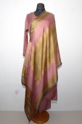 Elegantes Salwar Kameez rosenholz XXXL