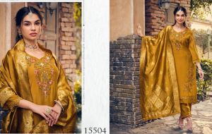 Salwar Kameez Hasmeena maisgelb-gold - 3 Größen