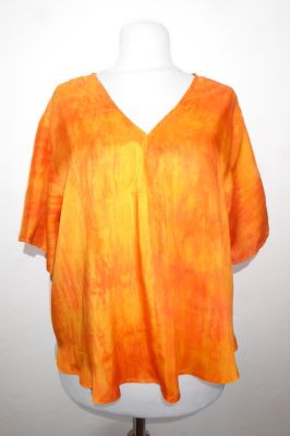 Seidentunika Abheeti hellorange - B-Ware