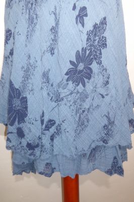 Ärmelloses Sommerkleid 'Lalitia' jeansblau, Hängerkleid jeansblau