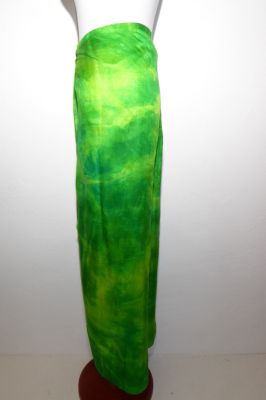 Wickelhose aus reiner Seide - hellgrün