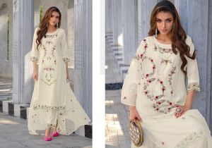 Salwar Kameez Anjala weiß
