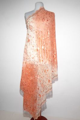 Dupatta Georgette apricot-hellapricot
