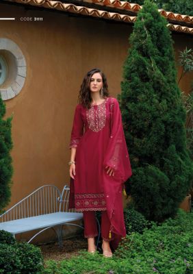 Salwar Kameez Sonja himbeerrot