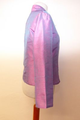 Seidenbluse 'Antelope' flieder
