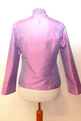 Seidenbluse 'Antelope' flieder