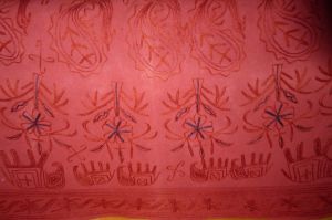 Tagesdecke 'Leela' weinrot I - B-Ware